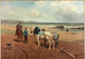 難破船の物語、1872年頃 作： Richard Beavis